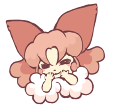 affection of Papillon sticker #13434588