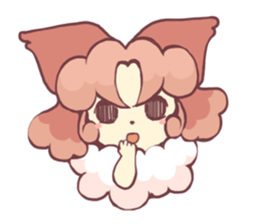 affection of Papillon sticker #13434590