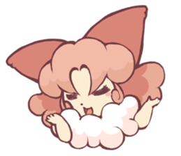 affection of Papillon sticker #13434592