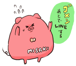 misaki`s name sticker #13435272