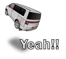 4WD off-road car animation sticker #13435528
