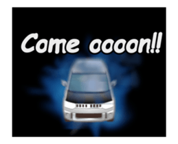 4WD off-road car animation sticker #13435531