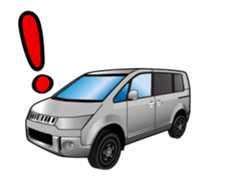 4WD off-road car animation sticker #13435532