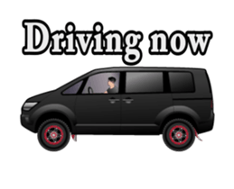 4WD off-road car animation sticker #13435536