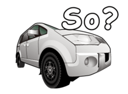 4WD off-road car animation sticker #13435547