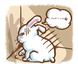 hotot bunny sticker #13435556
