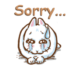 hotot bunny sticker #13435560