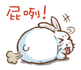 hotot bunny sticker #13435566