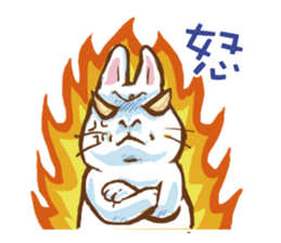 hotot bunny sticker #13435567