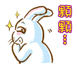 hotot bunny sticker #13435588