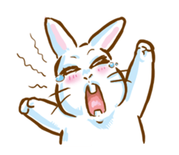 hotot bunny sticker #13435589