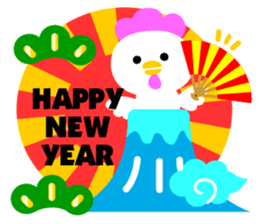 New Year sticker of Chicken sticker #13435629