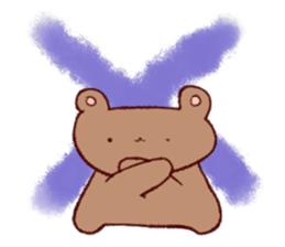 Bears of Expressionless sticker #13436185