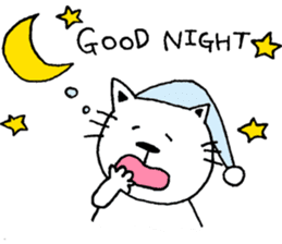 A cat and a rabbit and bear cute loosely sticker #13436675