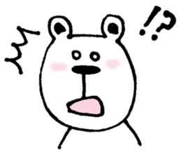 A cat and a rabbit and bear cute loosely sticker #13436681