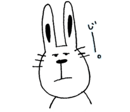 A cat and a rabbit and bear cute loosely sticker #13436686