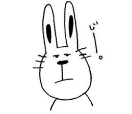 A cat and a rabbit and bear cute loosely sticker #13436686