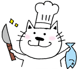 A cat and a rabbit and bear cute loosely sticker #13436695