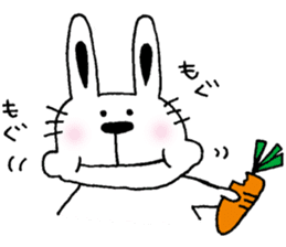 A cat and a rabbit and bear cute loosely sticker #13436697