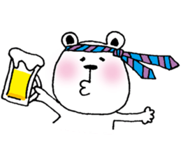 A cat and a rabbit and bear cute loosely sticker #13436699