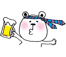 A cat and a rabbit and bear cute loosely sticker #13436699