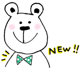 A cat and a rabbit and bear cute loosely sticker #13436706