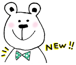 A cat and a rabbit and bear cute loosely sticker #13436706