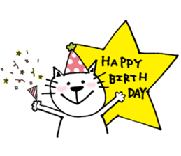 A cat and a rabbit and bear cute loosely sticker #13436707