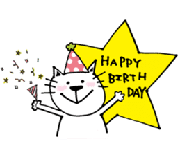 A cat and a rabbit and bear cute loosely sticker #13436707