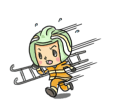LITTLE FIRE FIGHTER ANIMATED sticker #13436806