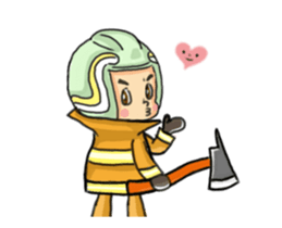 LITTLE FIRE FIGHTER ANIMATED sticker #13436810
