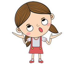 Little Moody Girl sticker #13437414