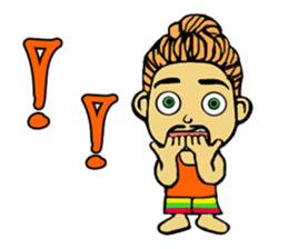 Slow man sticker #13438048