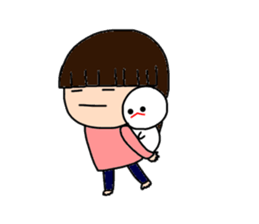 I and mizime-chan sticker #13438319