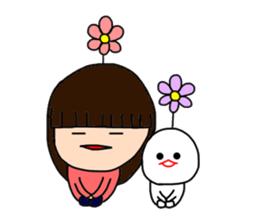 I and mizime-chan sticker #13438325