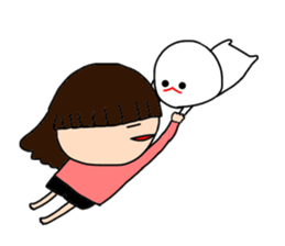 I and mizime-chan sticker #13438334