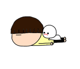 I and mizime-chan sticker #13438335