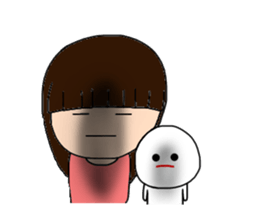 I and mizime-chan sticker #13438343