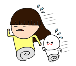 I and mizime-chan sticker #13438344