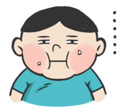 Fatty Boy is Always Hungry sticker #13438770