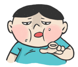 Fatty Boy is Always Hungry sticker #13438771