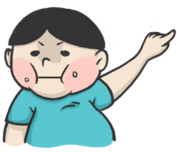 Fatty Boy is Always Hungry sticker #13438790