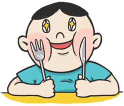 Fatty Boy is Always Hungry sticker #13438792