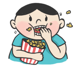Fatty Boy is Always Hungry sticker #13438797