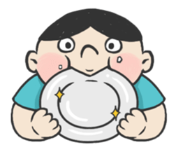 Fatty Boy is Always Hungry sticker #13438798