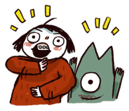 Me and my Fish 2 sticker #13439732