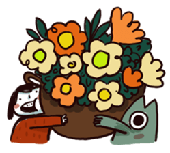 Me and my Fish 2 sticker #13439745