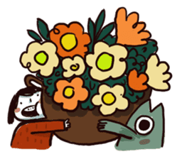 Me and my Fish 2 sticker #13439745