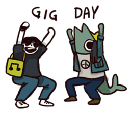 Me and my Fish 2 sticker #13439748