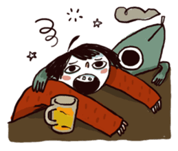 Me and my Fish 2 sticker #13439749